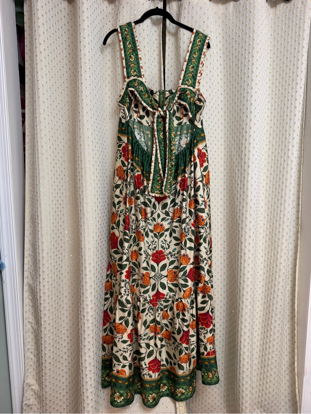 Garden Tapestry Sand Maxi Dress by Farm Rio - Picture 4 of 6